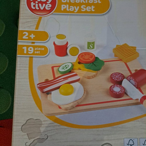 Playtive Wooden Breakfast Playset like new