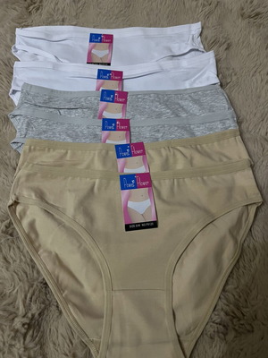 Women's underwear mako pack of 6 S/M new, gray and beige