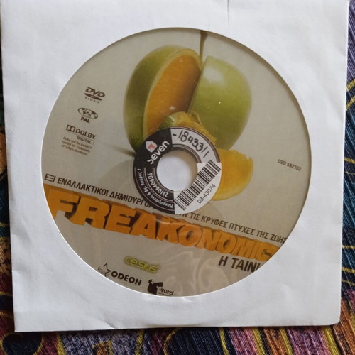Freakonomics DVD like new, documentary with subtitles