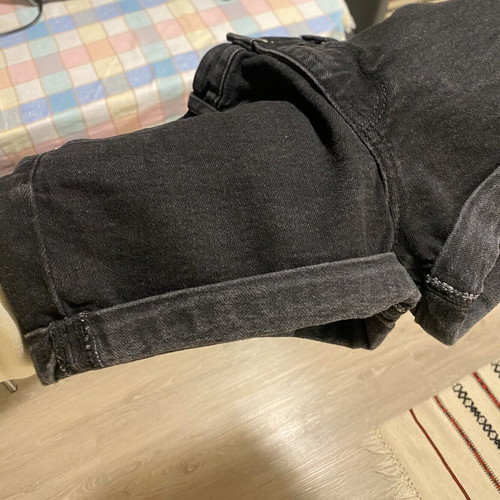 Bershka high waisted black shorts