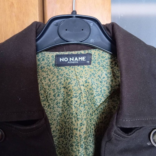 "NO NAME Athens" Mid-Length Military Chic Style Jacket like new, brown