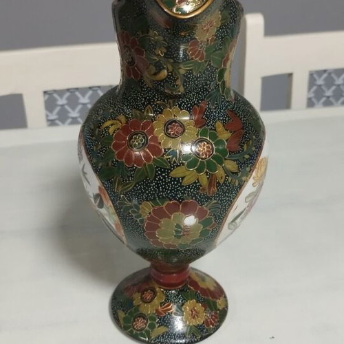 Limoges decorative jug like new with floral and gold details