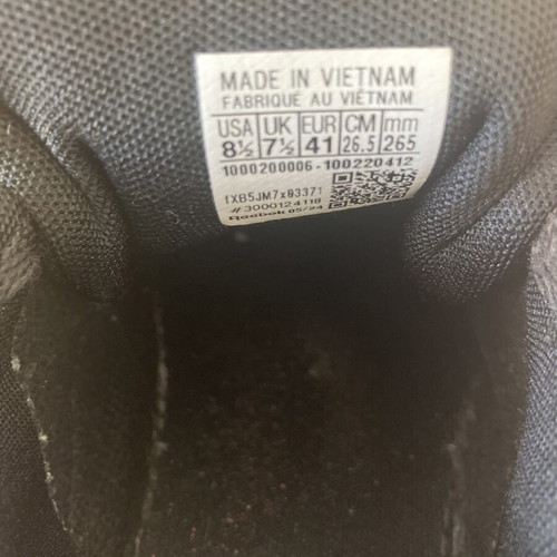 Reebok athletic shoes size 41 used, black, women's