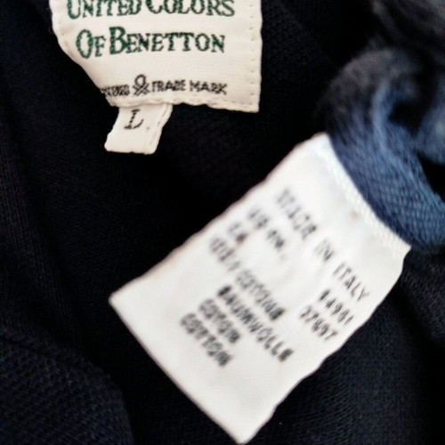 Benetton blouse blue like new, size L