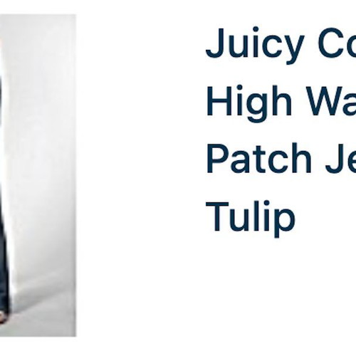 Juicy Couture jeans new with tag wide leg high waist 26