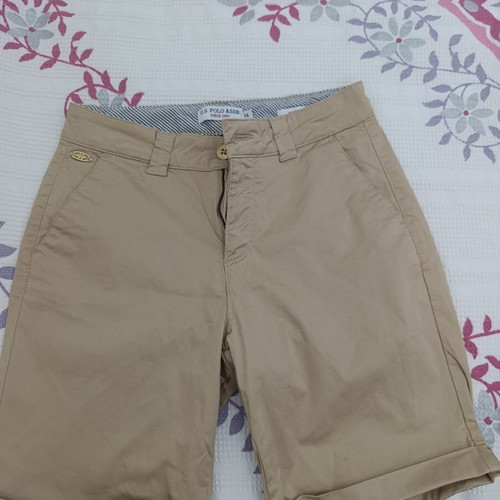 Polo Jeans Company women's beige bermuda shorts size 34 like new