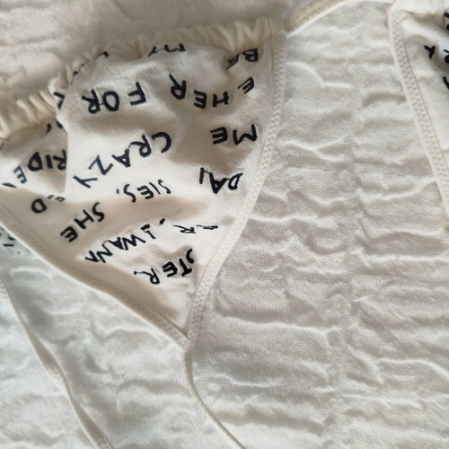 Love Stories White Swimsuit with Shoulder Bow Ties like new
