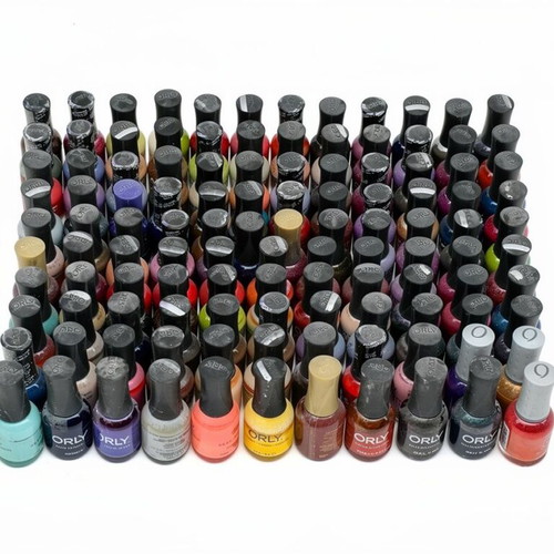 Orly Nail Polishes Collection like new, 117 pieces
