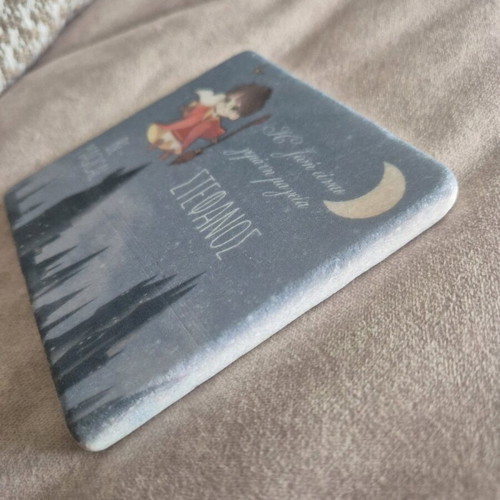 Harry Potter ceramic coaster with name Stephanos and magical theme, new