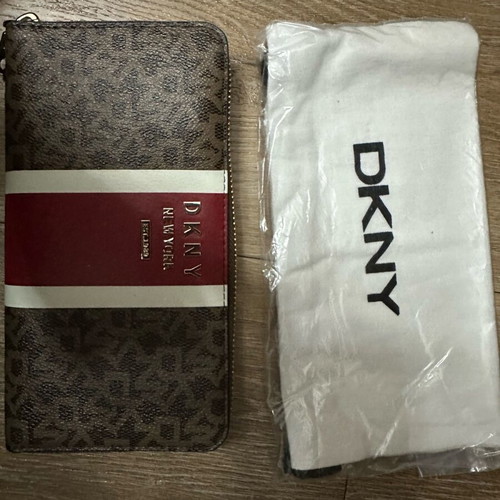 DKNY wallet new brown
