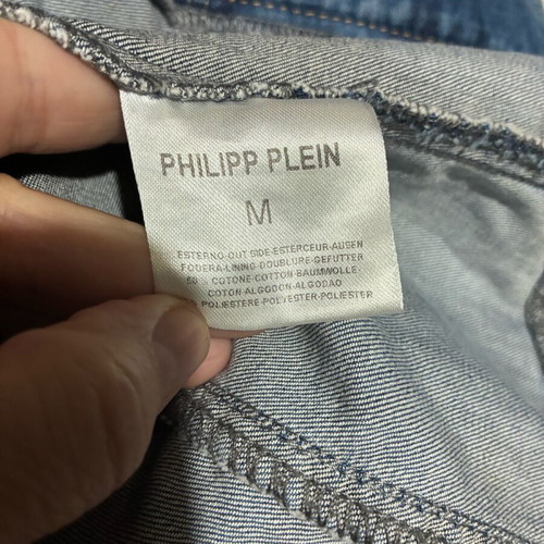 Philipp Plein denim jacket like new, blue