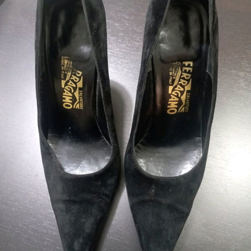 Ferragamo pumps used, size 37, black