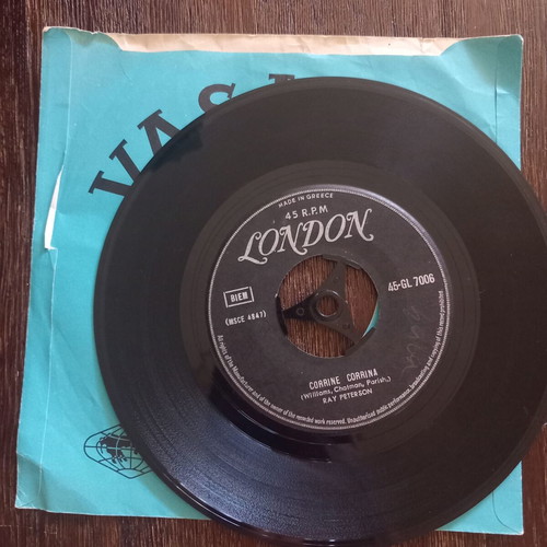 45 RPM vinyl record like new, pop genre
