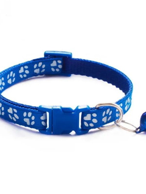 Нашийник за котка Cute Paw Blue нов с камбанка