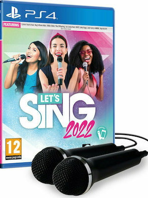 Let's Sing 2022 PS4 new, 2 mic, PAL