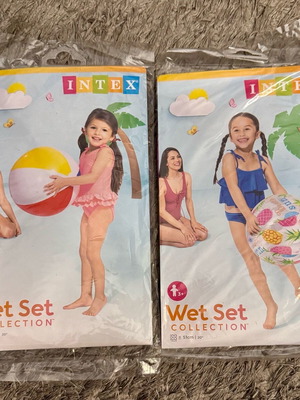 Inflatable beach balls for kids, pack of 4, 51 cm, new