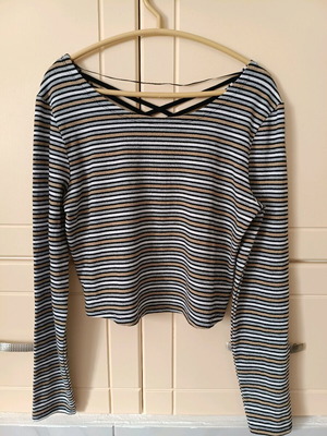 OVS women's crop blouse like new, multicolored, size XL