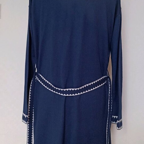 Aggel Knitwear cardigan knit, like new, size S/M, white-blue
