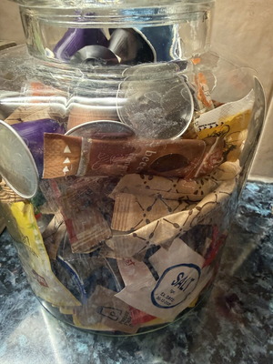 Sugar, tea, coffee, salt individual sachets new