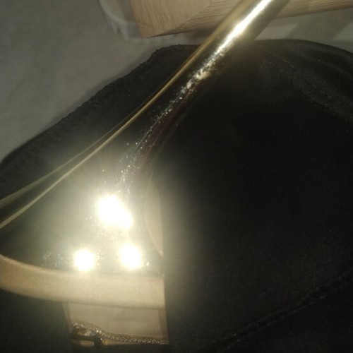 Exe gold high heel sandals size 38.5-39