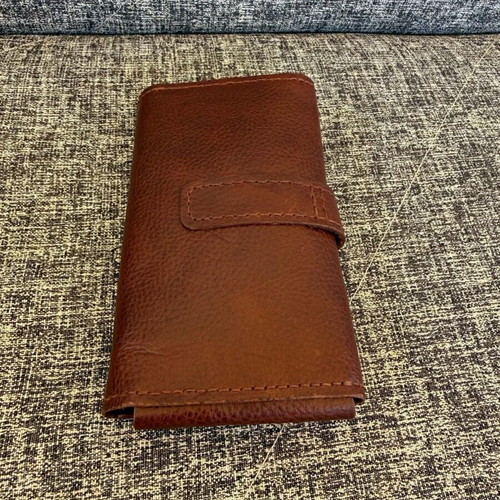 Handmade leather tobacco pouch
