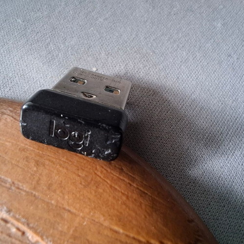 Logitech CU0019 USB adapter used for compatible mice and keyboards