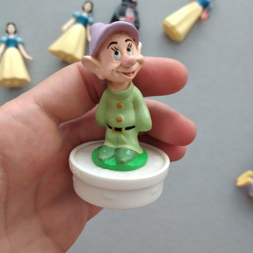 Snow White and The Seven Dwarfs Disney McDonald's Collectable Figures bundle of 14 used