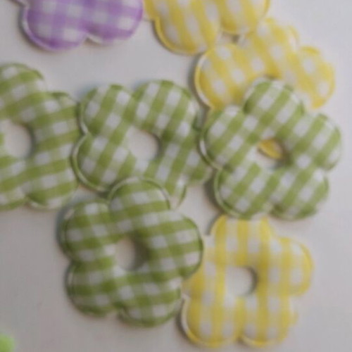 Craft materials set like new with decorative flowers and shapes