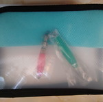 Squid jig case new, 25x18x2 cm