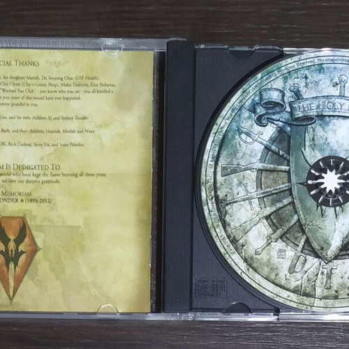 Warlord The Holy Empire CD used, signed, metal