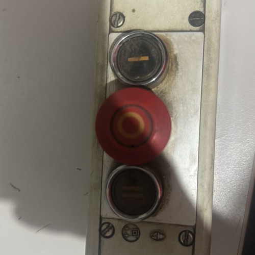 Industrial ABS control button box with 3 keys