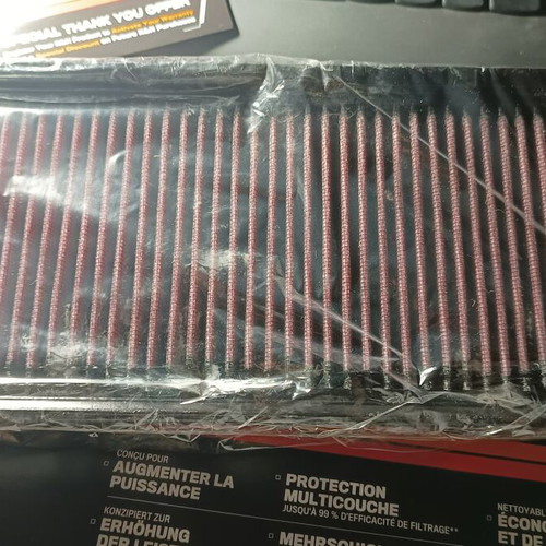 K&N Original Lifetime High-Flow Engine Air Filter new