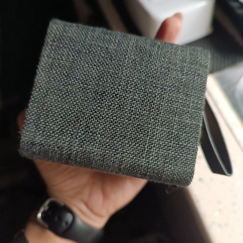 Hager portable wireless Bluetooth speaker with fabric cover