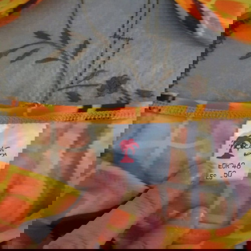 Μαγιό μπικίνι καινούργιο, μέγεθος 50 κάτω και σουτιέν C, πορτοκαλί