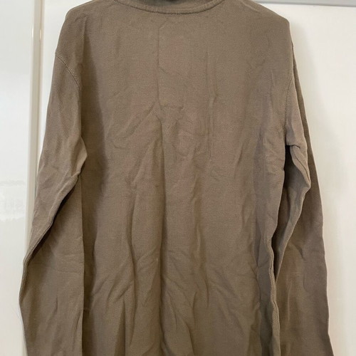 TEX BASIC Boys Long Sleeve Polo Shirt Used Brown Age 12