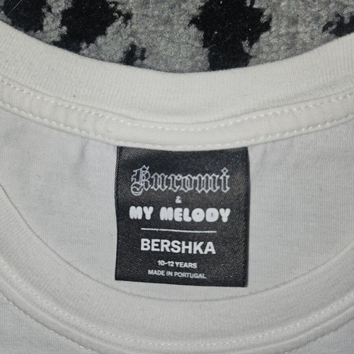 Kuromi T-shirt like new, size 10-12 years, white