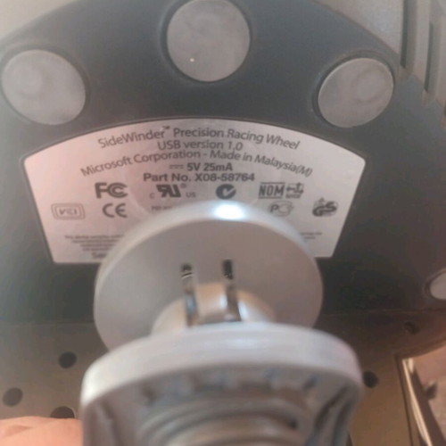 Microsoft steering wheel used