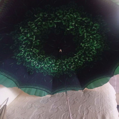 Vintage umbrellas like new, ornate from the 1960s