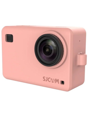 Θήκη για SJ8 Action Camera καινούργια, σιλικόνης με λουρί ροζ