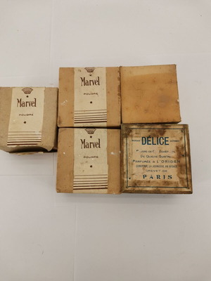 Marvel powders used, pack of 10 sealed from 1950