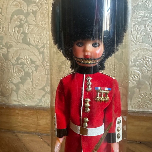 English Guard Doll and Matchbox New, Collectible