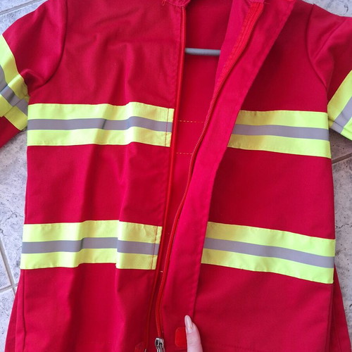 Children's fireman carnival costume used for ages 3-4