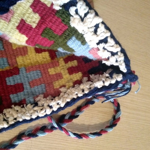 Handmade betel bag new with Tsakonian comb pattern