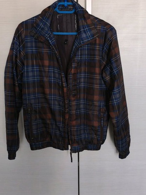 3Guys men's jacket size Medium like new, blue and brown