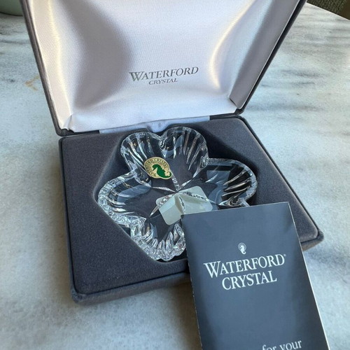 Waterford Crystal Shamrock Bowl new from Ireland