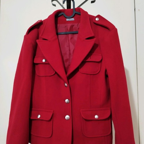 Leben short coat used, red, size L