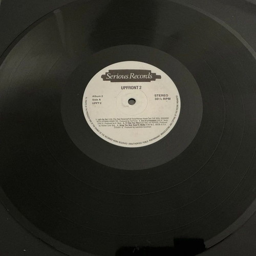 Up Front 2 vinyl record used, classic hip hop tracks