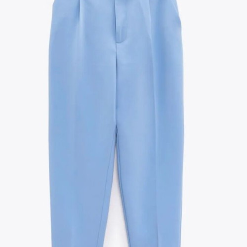 Zara Turquoise Pants with Belt like new, size M