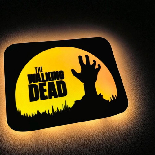 Lightbox The Walking Dead 3D printed illuminated new