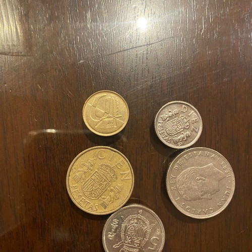 Collection of old coins used, 67 pcs, from various countries